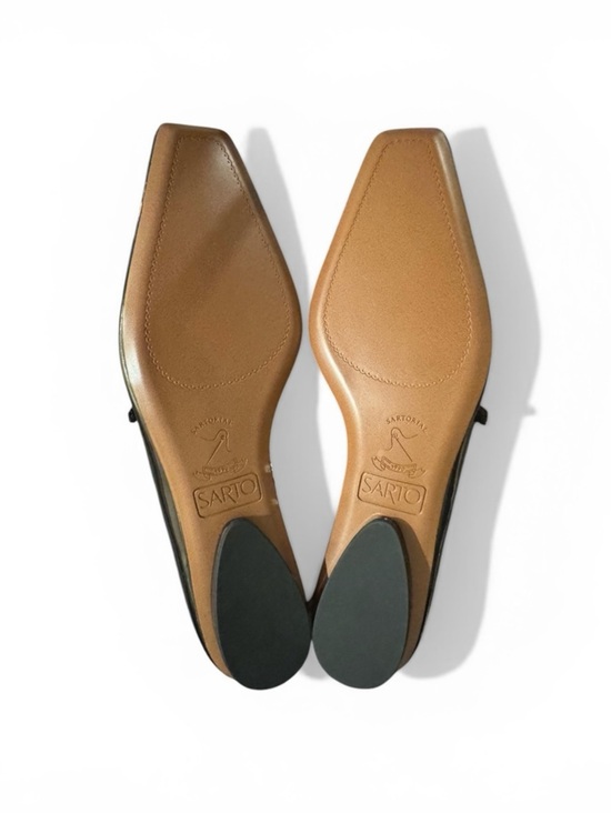 Franco Sarto Women Franco Sarto Carmela Gunmetal Grey Patent Leather Mary Jane Flats